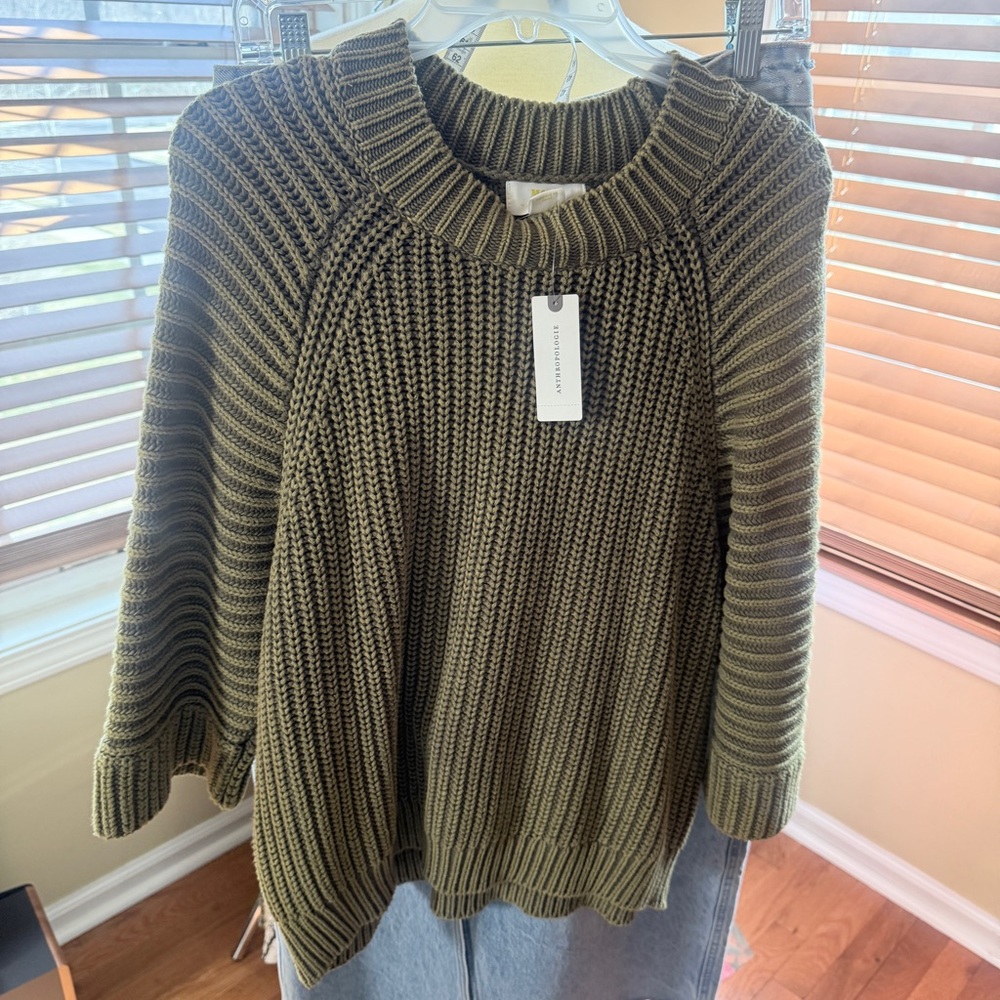Maeve Olive Green Women's Sweater NWT Size Small